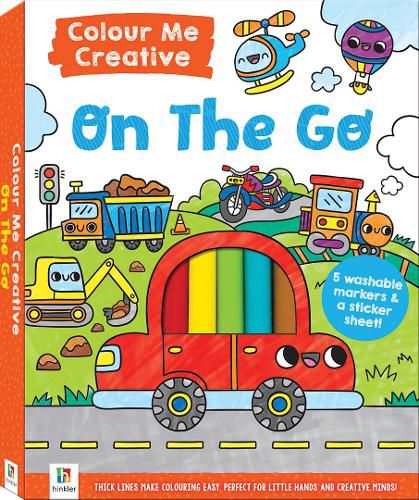 Cover image for Colour Me Creative: On the Go