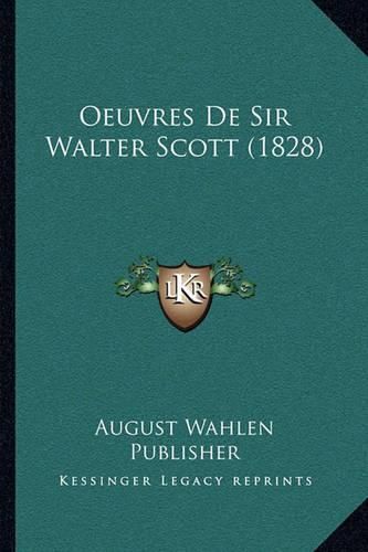 Oeuvres de Sir Walter Scott (1828)