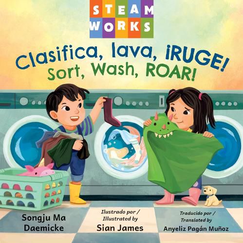 Clasifica, lava, !RUGE! / Sort, Wash, ROAR!