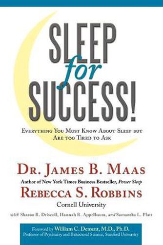 Cover image for Sleep for Success!