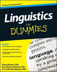 Cover image for Linguistics For Dummies