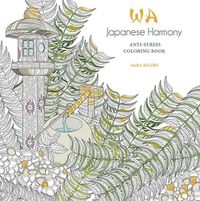 Cover image for Japanese Harmony Coloring Book: Anti-Stress Coloring Book