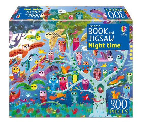 Cover image for Usborne Book and Jigsaw Night time