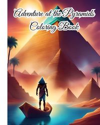 Cover image for Adventure at the Pyramids Coloring Book