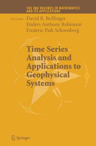 Cover image for Time Series Analysis and Applications to Geophysical Systems