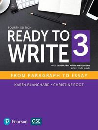 Cover image for Ready to Write 3 with Essential Online Resources