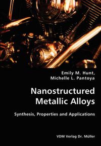 Cover image for Nanostructured Metallic Alloys- Synthesis, Properties and Applications