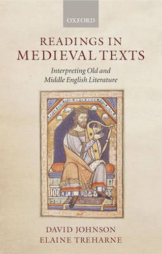 Cover image for Readings in Medieval Texts: Interpreting Old and Middle English Literature