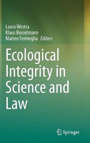 Cover image for Ecological Integrity in Science and Law