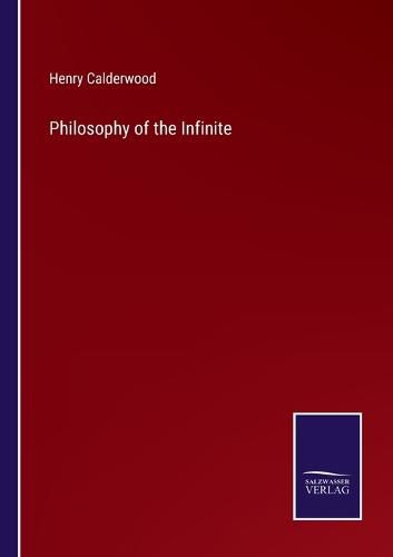 Cover image for Philosophy of the Infinite