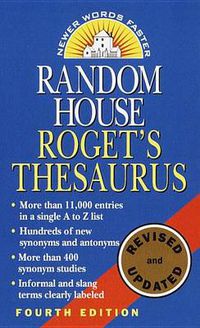 Cover image for Random House Roget's Thesaurus