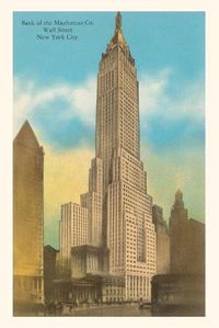 Cover image for Vintage Journal Bank of Manhattan, Wall Street