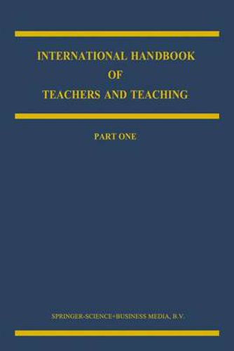 Cover image for International Handbook of Teachers and Teaching