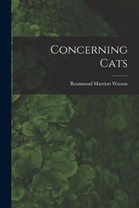 Cover image for Concerning Cats