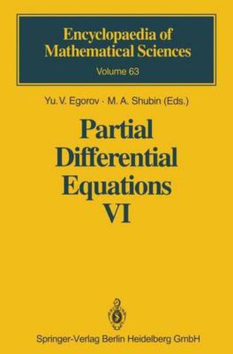 Cover image for Partial Differential Equations VI: Elliptic and Parabolic Operators