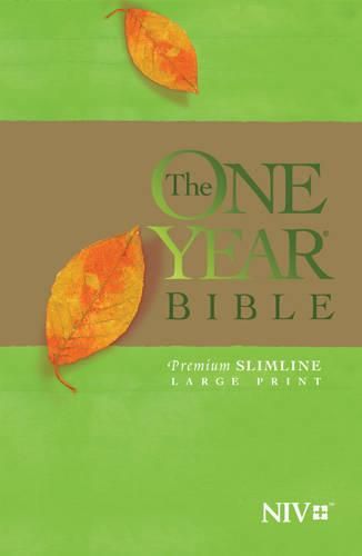 Cover image for NIV One Year Bible Premium Slimline Large Print Edition, The