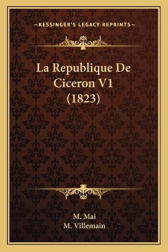 La Republique de Ciceron V1 (1823)