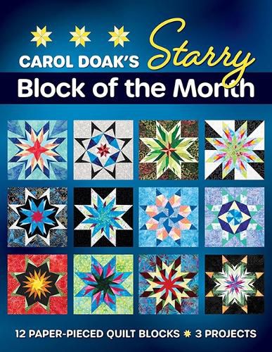 Cover image for Carol Doak's Starry Block of the Month