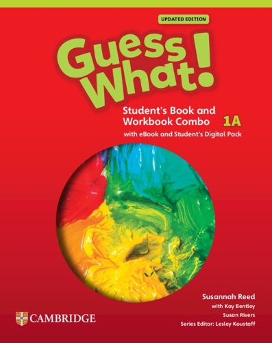 Cover image for Guess What! American English Level 1A Combo Student's Book and Workbook with Student's Digital Pack Updated