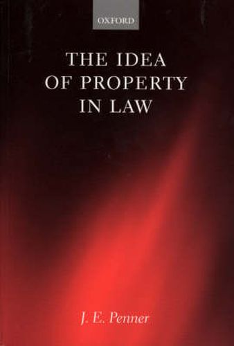 Cover image for The Idea of Property in Law