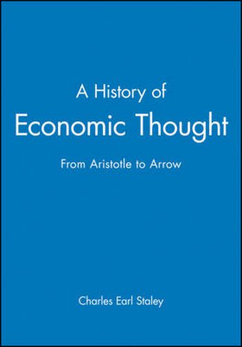 Cover image for A History of Economic Thought: From Aristotle to Arrow