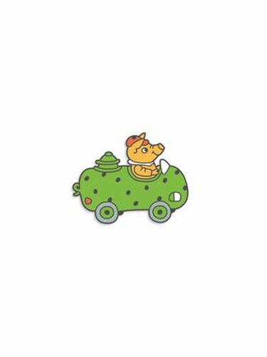 Cover image for Richard Scarry: Pickle Car Enamel Pin
