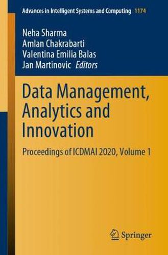 Cover image for Data Management, Analytics and Innovation: Proceedings of ICDMAI 2020, Volume 1