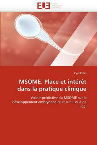 Cover image for Msome. Place Et Int R T Dans La Pratique Clinique