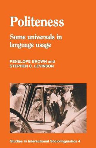 Cover image for Politeness: Some Universals in Language Usage