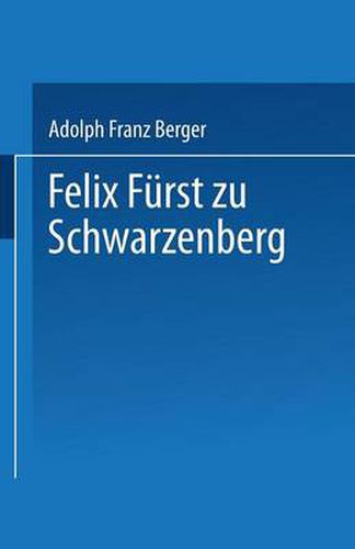 Cover image for Felix Furst Zu Schwarzenberg