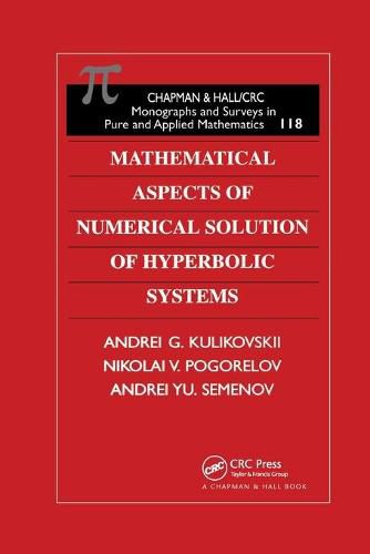 Cover image for Mathematical Aspects of Numerical Solution of Hyperbolic Systems