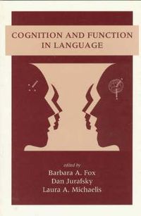 Cover image for Cognition and Function in Language