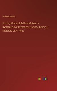 Cover image for Burning Words of Brilliant Writers