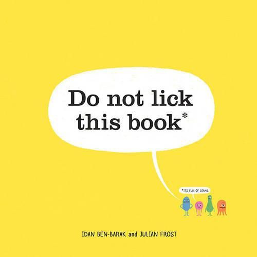 Cover image for Do not lick this book