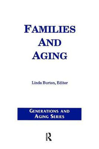 Cover image for Families and Aging