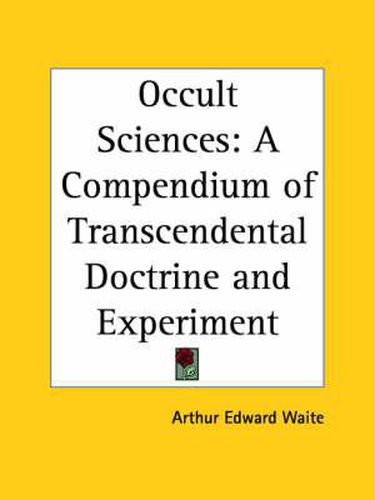 Cover image for Occult Sciences