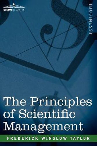 Cover image for The Principles of Scientific Management