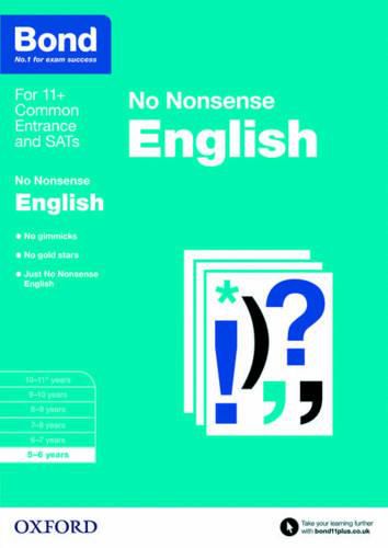 Cover image for Bond: English: No Nonsense: 5-6 years