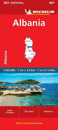 Cover image for Albania - Michelin National Map 807