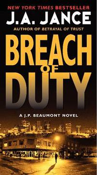 Cover image for Breach of Duty: A J. P. Beaumont Novel