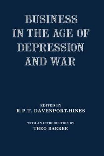 Cover image for Business in the Age of Depression and War