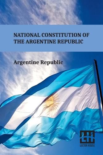 Cover image for Constitution of Argentina (Edition0)