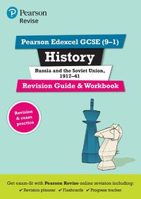 Cover image for Pearson REVISE Edexcel GCSE (9-1) History Russia and the Soviet Union Revision Guide and Workbook: for home learning, 2022 and 2023 assessments and exams