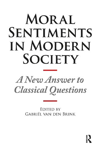 Cover image for Moral Sentiments in Modern Society
