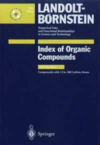 Cover image for Compounds with 13 to 100 Carbon Atoms