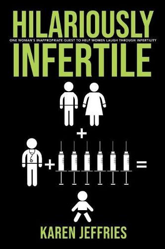 Cover image for Hilariously Infertile: One Woman's Inappropriate Quest to Help Women Laugh Through Infertility.