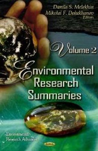 Cover image for Environmental Research Summaries: Volume 2