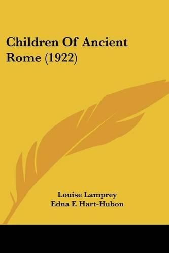 Cover image for Children of Ancient Rome (1922)