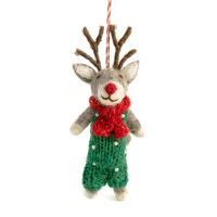 Cover image for Rocco Reindeer Felt Decoration