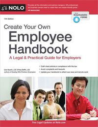 Cover image for Create Your Own Employee Handbook: A Legal & Practical Guide for Employers